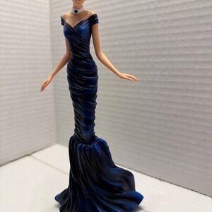Princess Diana Classic Sophistication Blue Gown & Scarf Hamilton Collection 2007